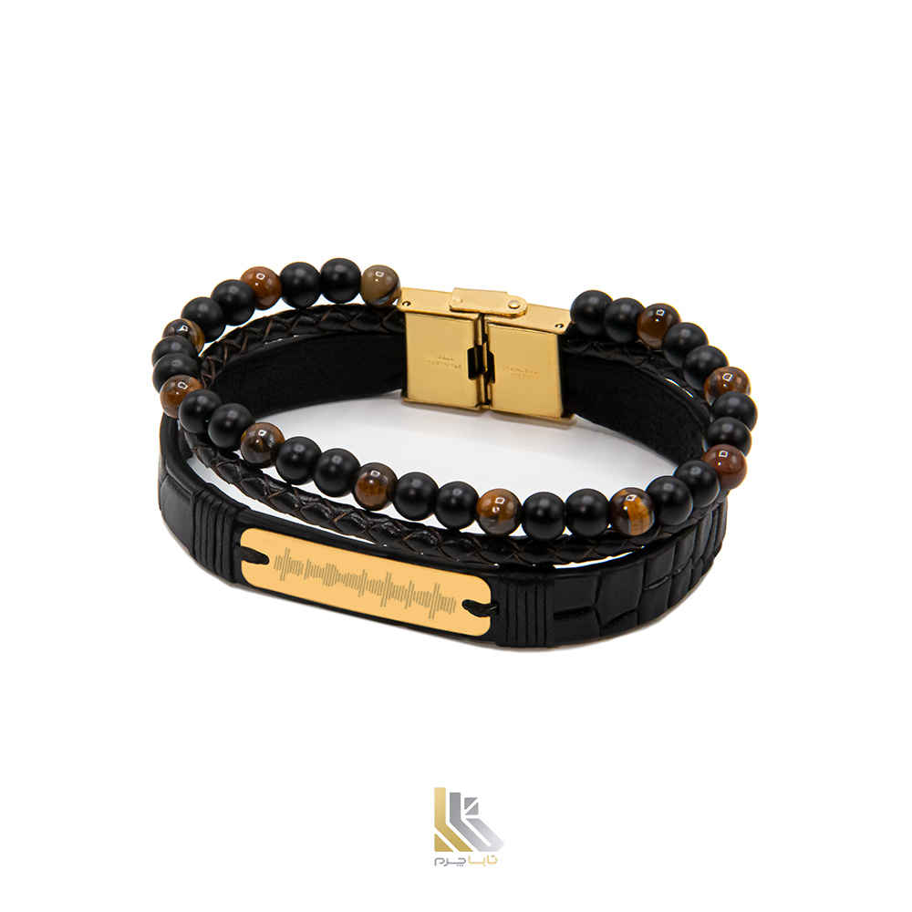 دستبند طلا فرکانس صدا مدل Sunlight