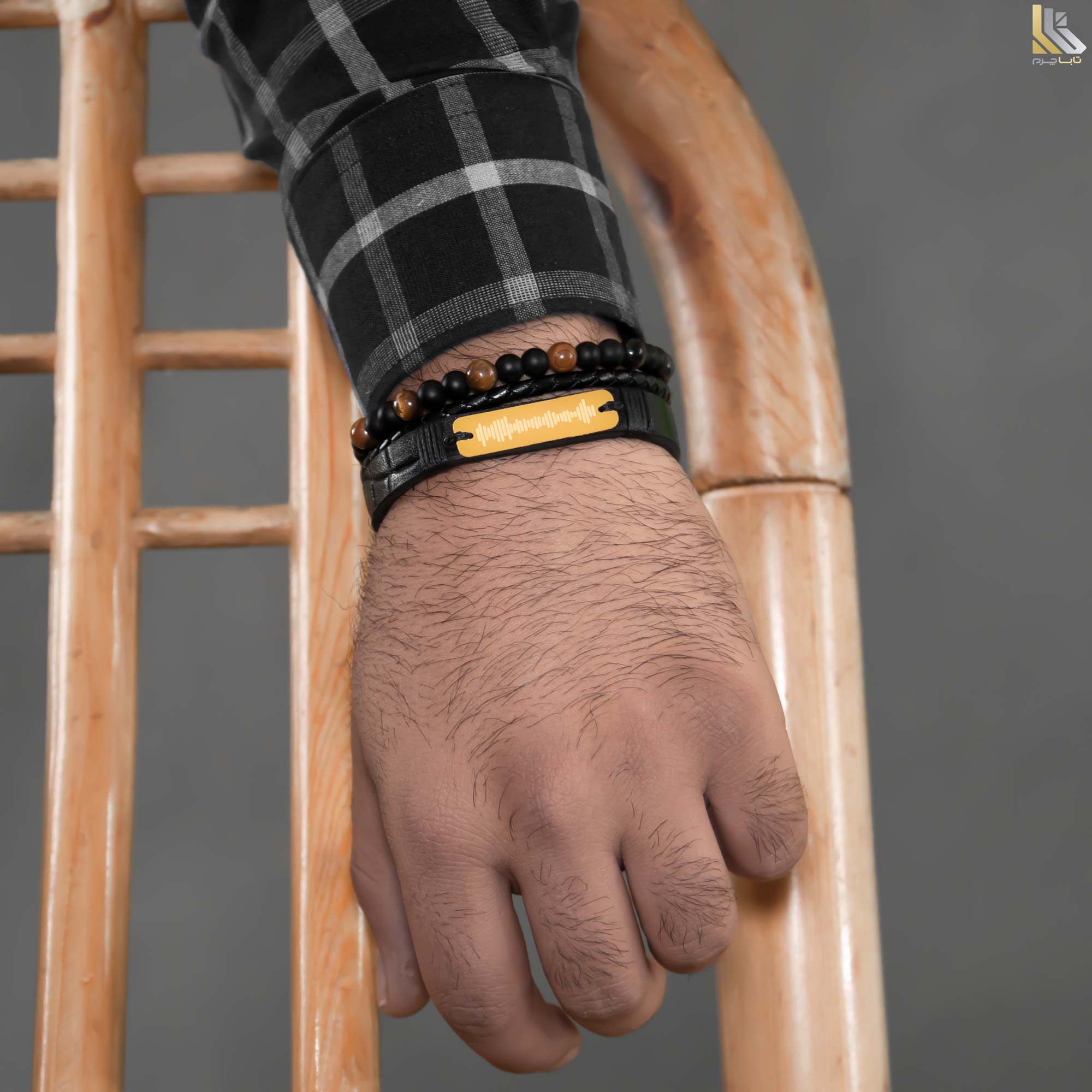 دستبند طلا فرکانس صدا مدل Sunlight - Image 2