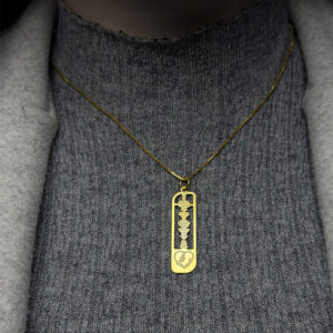 گردنبند فرکانس صدا مدل زن باردار