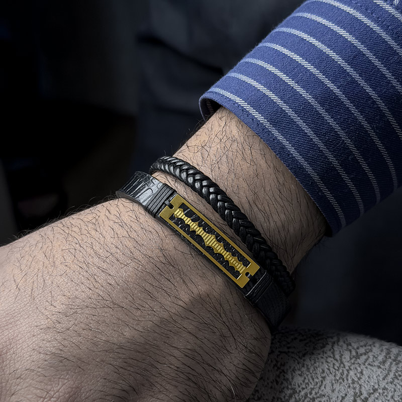 دستبند نقره فرکانس صدا