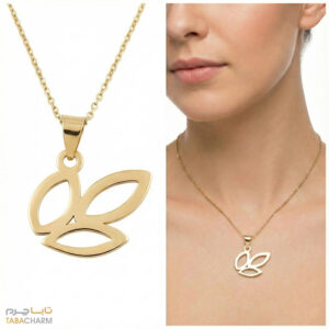 گردنبند نقره برگ