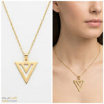 گردنبند نقره مثلث