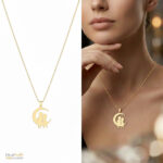 گردنبند نقره ماه