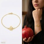 دستبند طلا انار