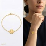 دستبند طلا انار