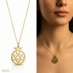 گردنبند نقره انار