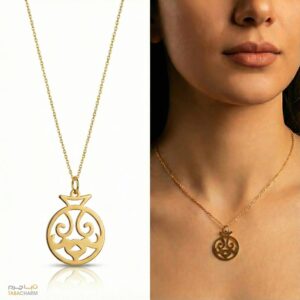 گردنبند نقره انار