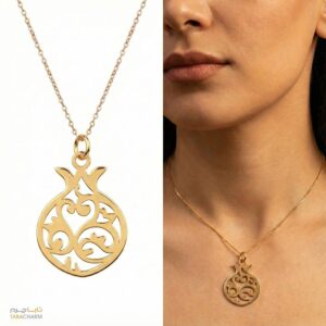 گردنبند نقره انار