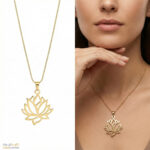 گردنبند گل نیلوفر