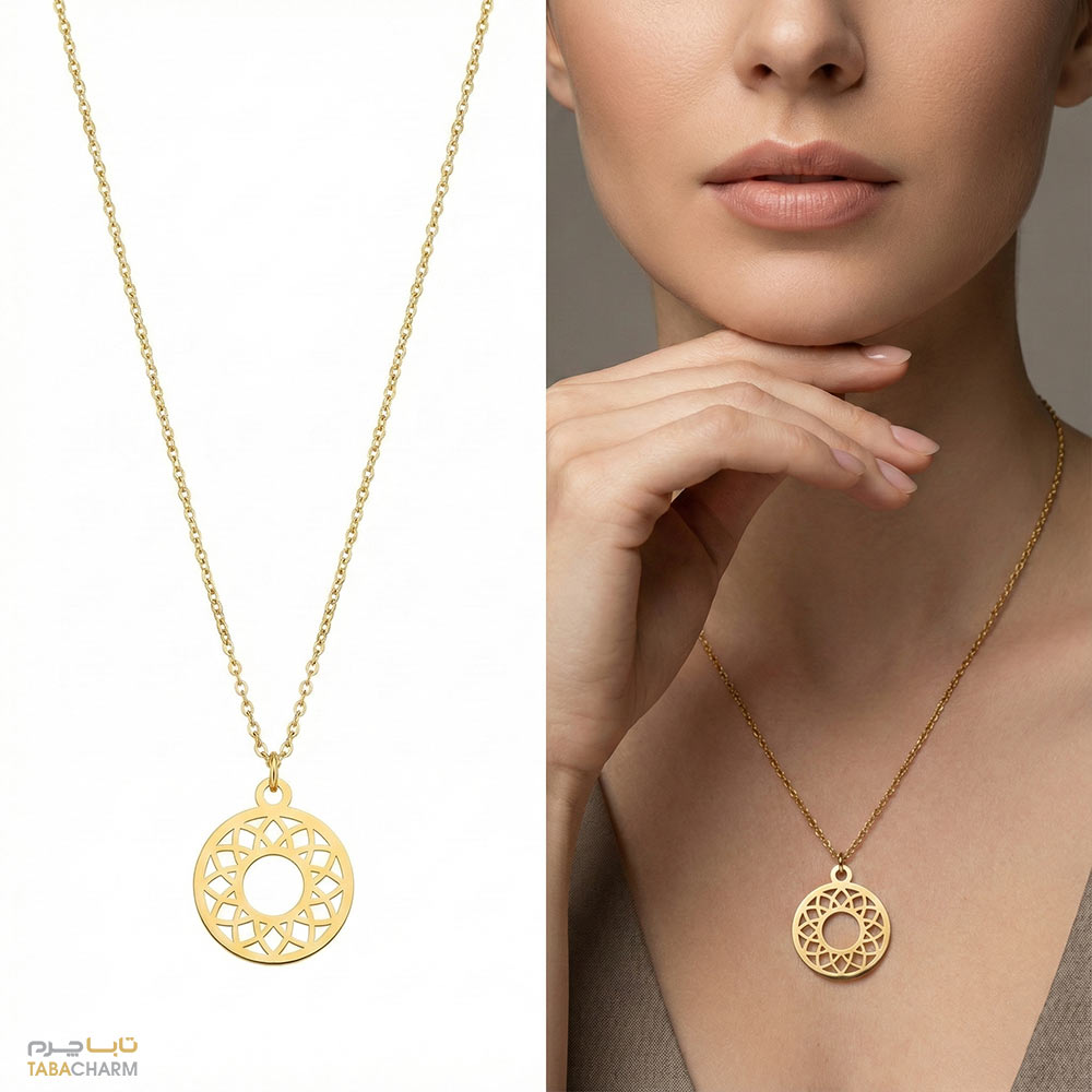 گردنبند طرح اسلیمی